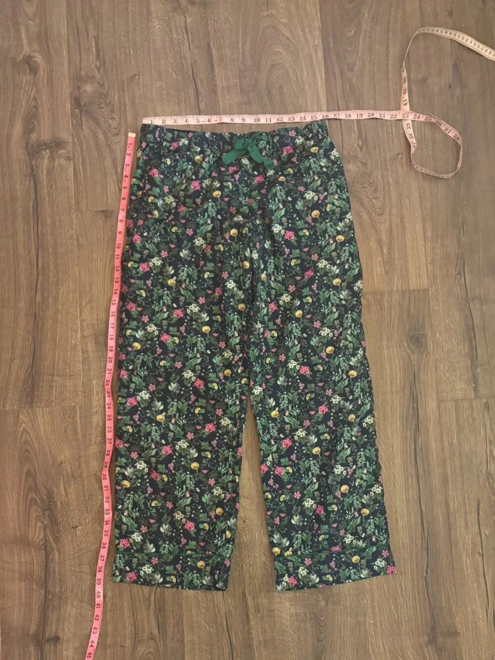 JCREW Cotton poplin long-sleeve pajama set in winter garden floral - Picture 5 of 9